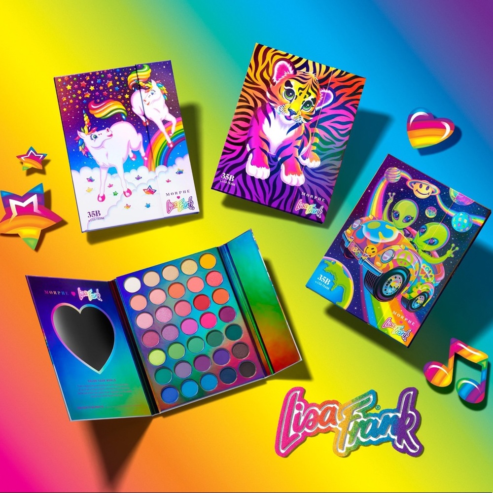 Morphe X Lisa Frank 35B Artistry Palette Forrest